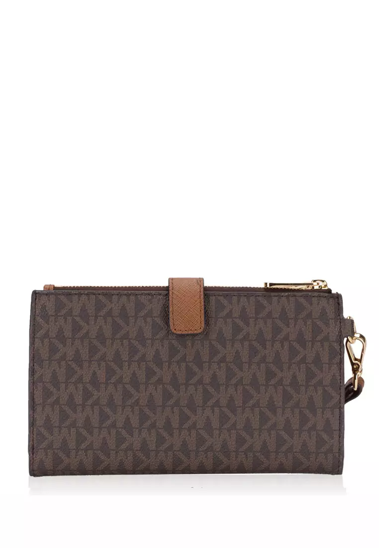 【ohism】MICHAEL KORS Jet Set Travel Buy Michael Kors Jet Set Travel Large Double Zip Wristlet In