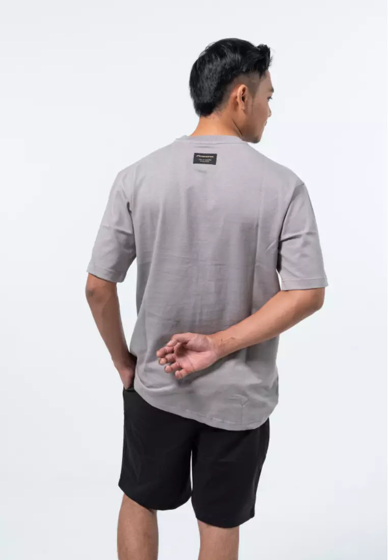 MEN'S COTTON LIFESTYLE SHORT SLEEVE PRINTED OVER SIZE T-SHIRT