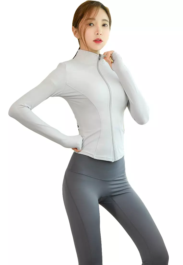 (2PCS) Quick Dry Running Fitness Yoga Dance Set (Tops+Bottoms)