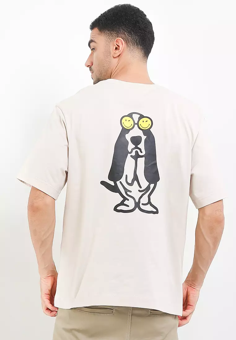 HP X SMILEYWORLD BASSETHOUND TEE