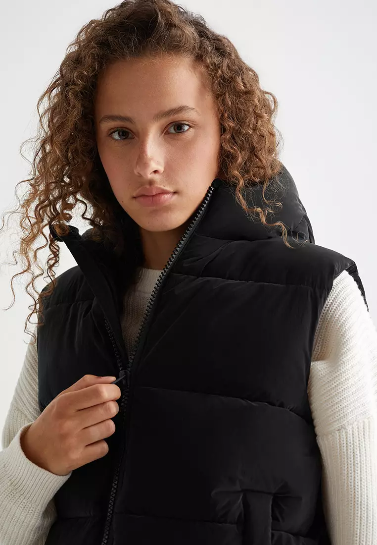 Buy MANGO KIDS Quilted Gilet With Hood Online ZALORA Malaysia