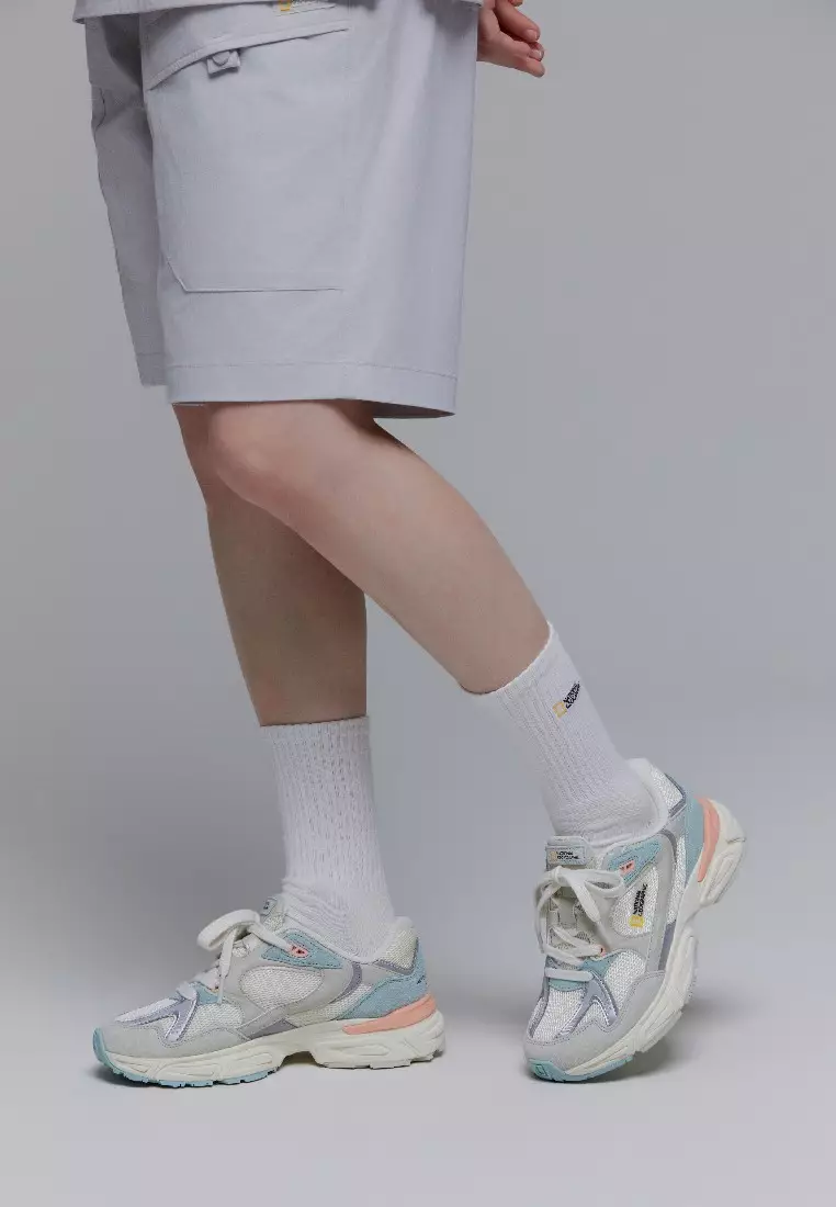 男女同款ADELIE輕便梭織彈性工裝短褲