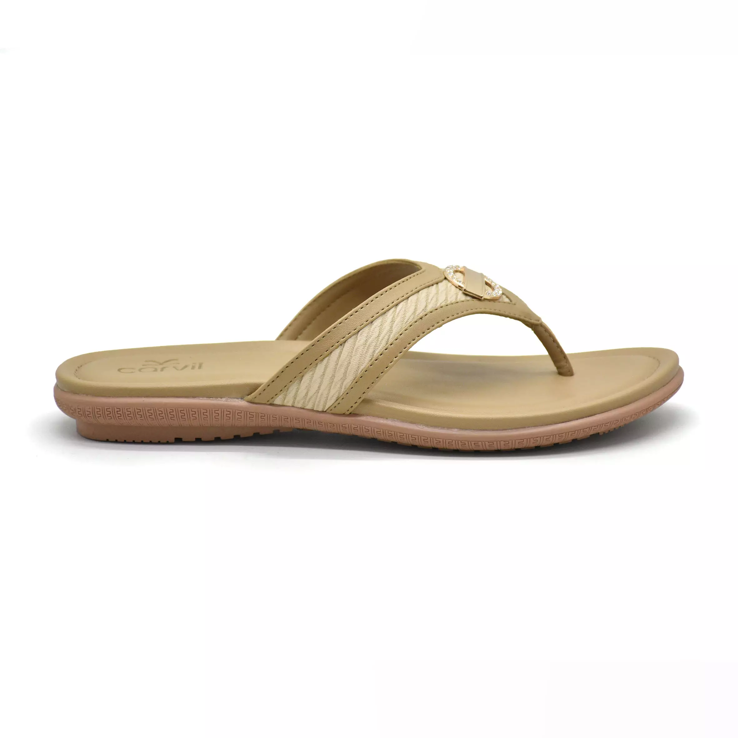 Carvil Sandal Wanita Vichi-01 L Khaki