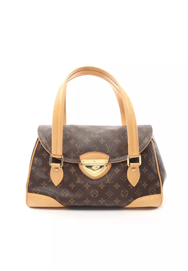 Brown Louis Vuitton Monogram Beverly MM Shoulder Bag