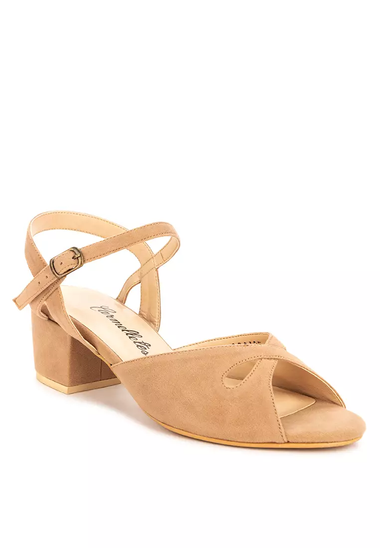 Block Heels Ankle Strap Sandals