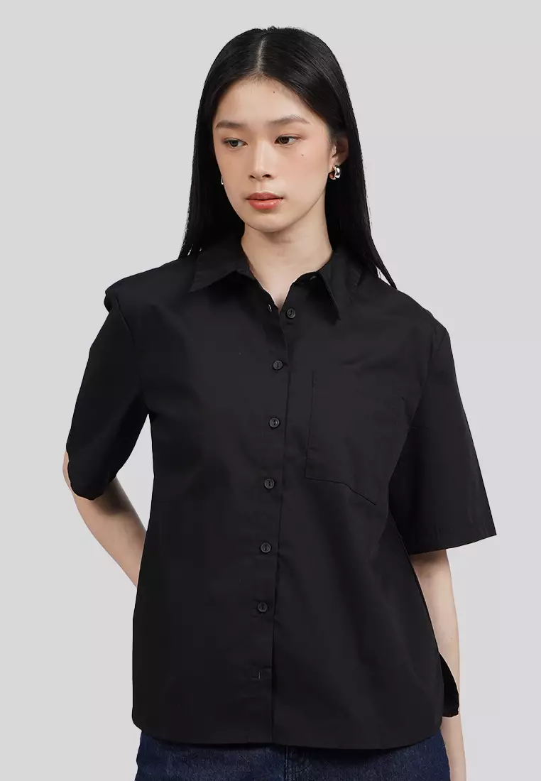 Easy Care Oversized Short Sleeve Shirt
