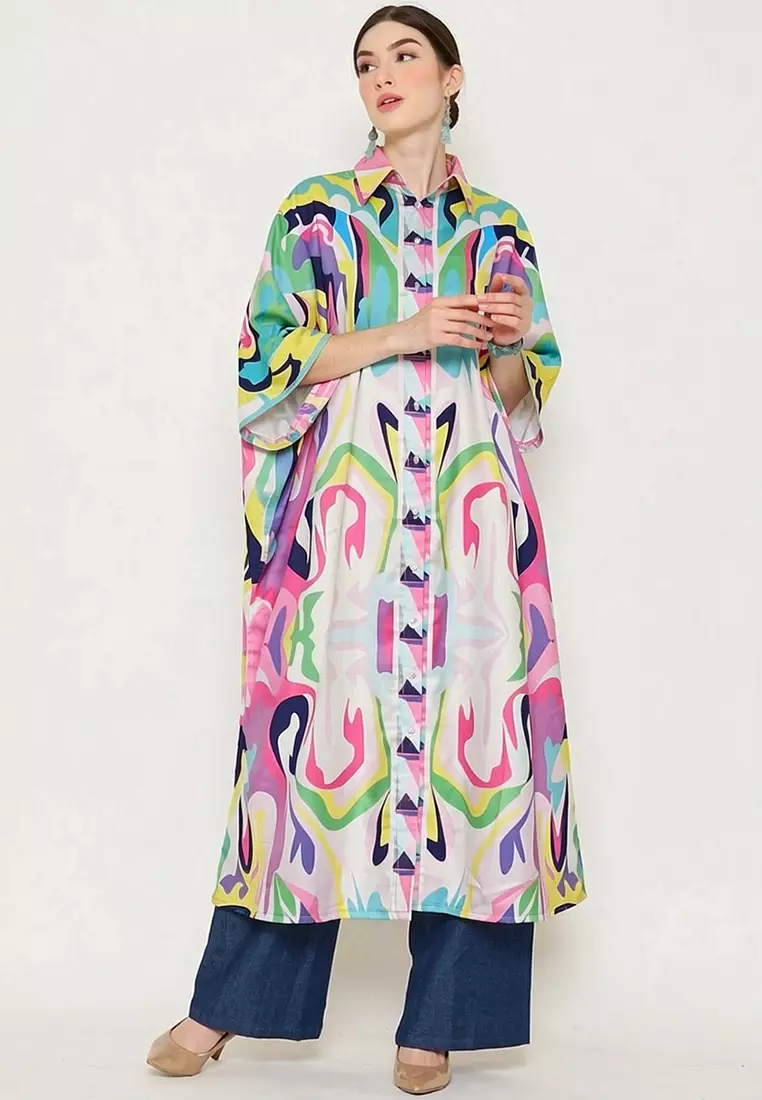 Kanzi Collared Kaftan