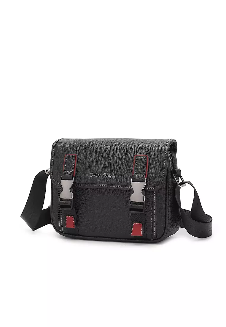Men's Sling Bag / Crossbody Bag (Tas Selempang Pria) - Hitam