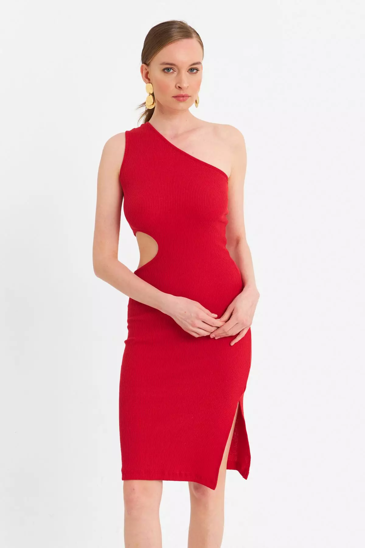 Asymmetrical Mini Dress