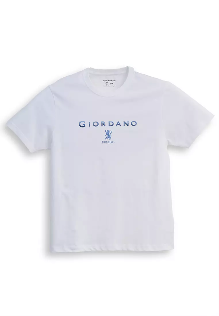 Men's Slim Fit Lion Logo Tee