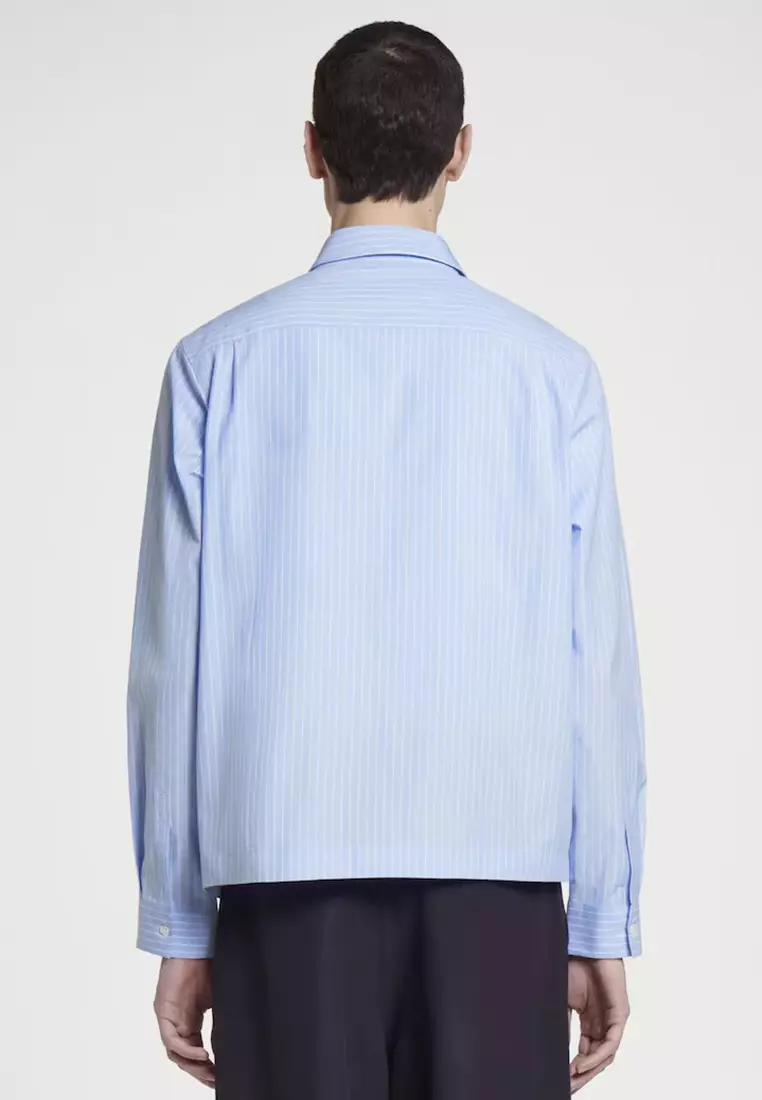 Buy COS Regular Zipped Twill Shirt 2025 Online | ZALORA