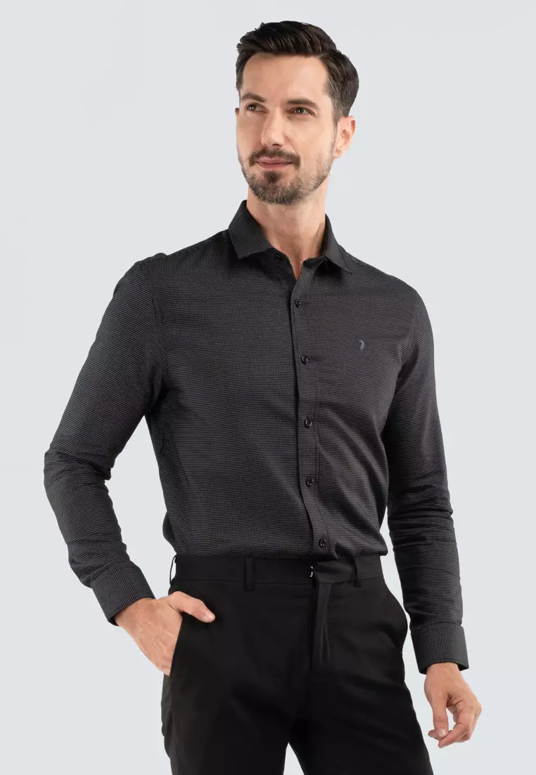 Polo Haus - Men’s 100% Cotton Signature Fit Long Sleeve