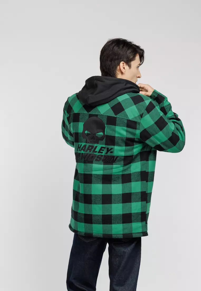 Harley-Davidson Willie G™ Skull Hooded Shirt