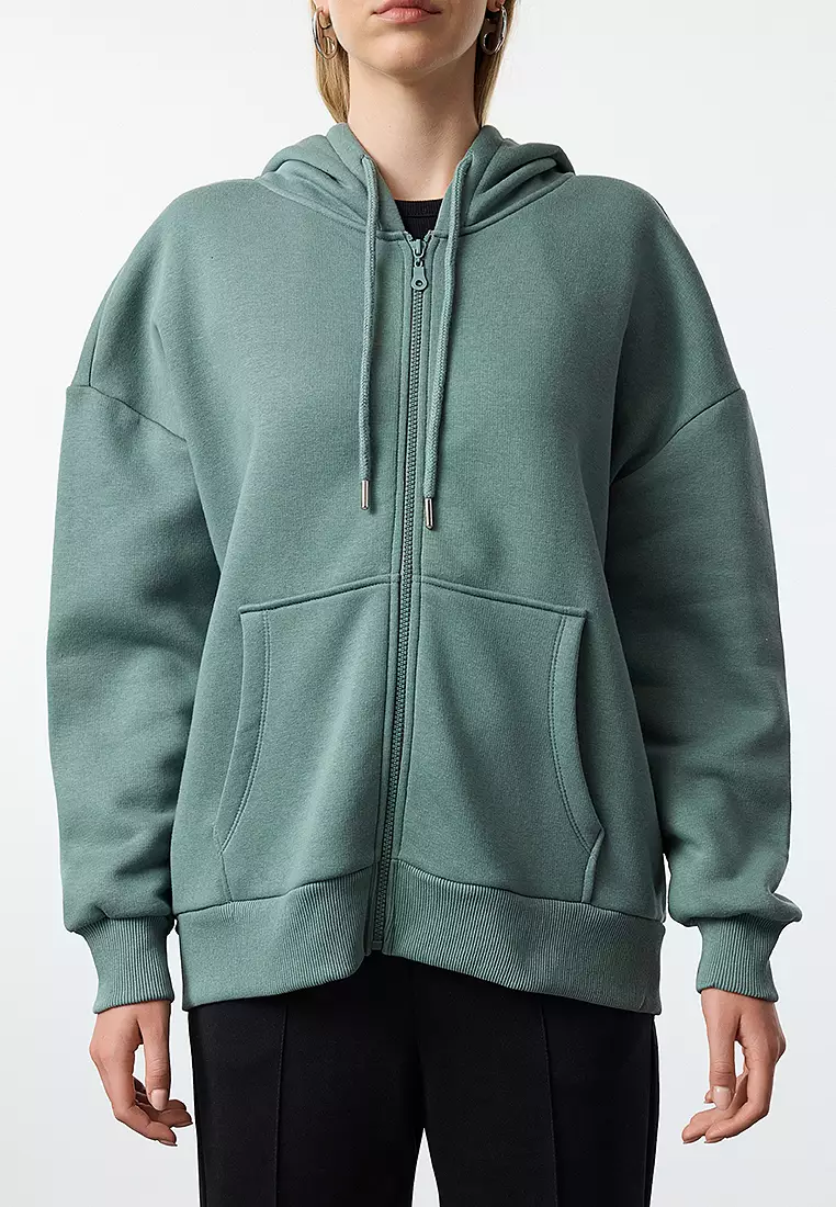 Oversized Zip Hoodie