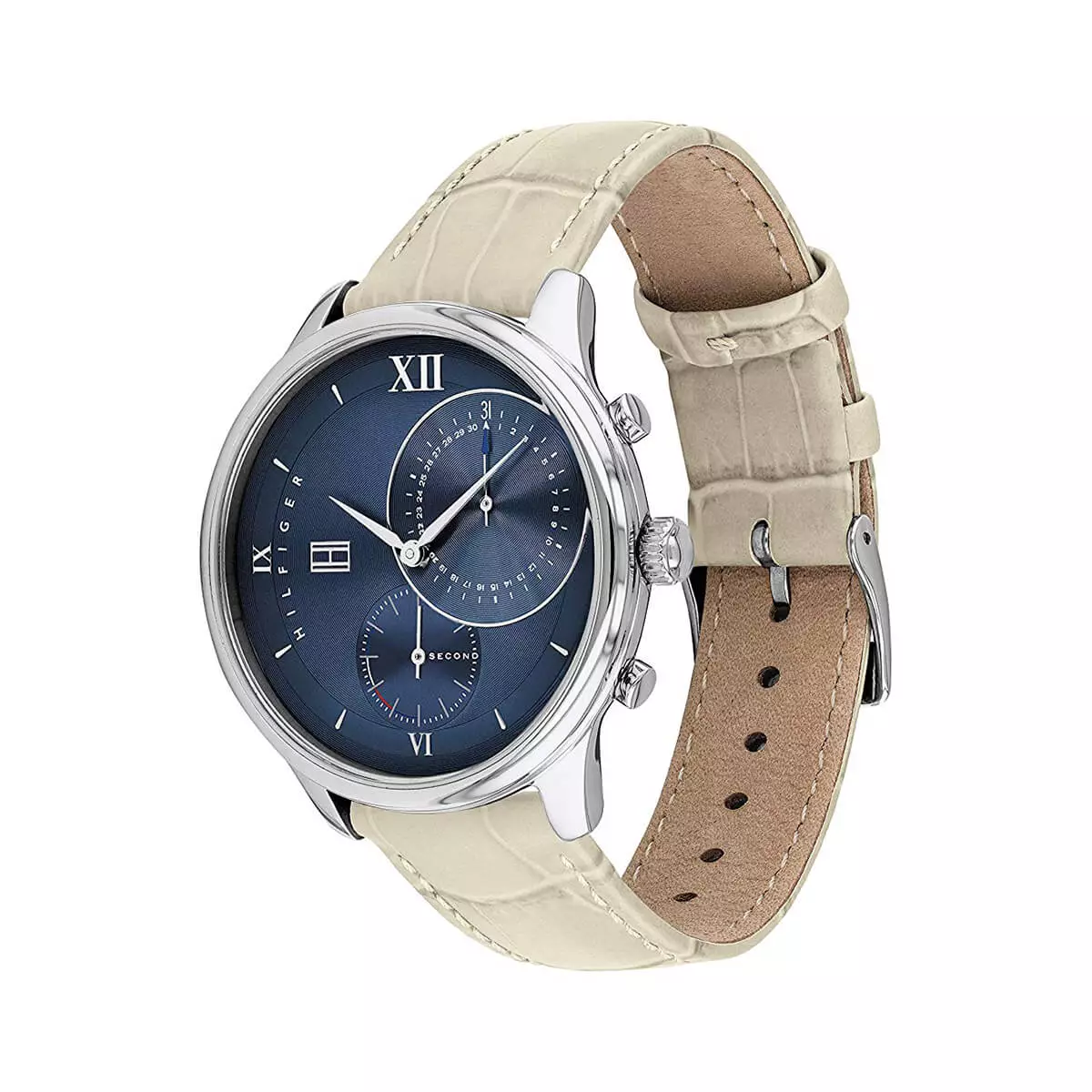 Tommy Hilfiger Meg Watch for Women with Beige Leather Strap