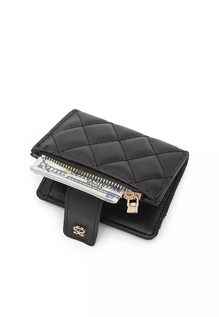 Women's Short Wallet / Purse - Black