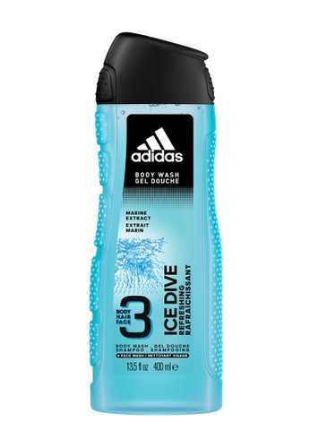 Adidas Fragrances Adidas Ice Dive 3-in-1 Body, Hair and Face Shower Gel for Him 400ml F8429BEF588528GS_1