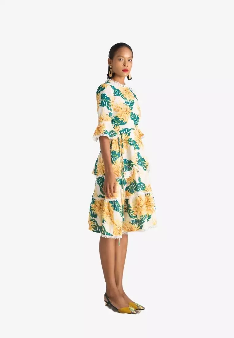 New Linen New Horizon Midi Linen Dress