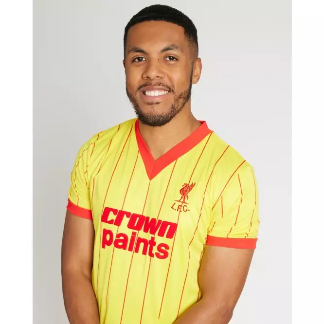Liverpool FC Adults Retro 1982 Away Shirt Men - Official LFC Jersey Original Pria