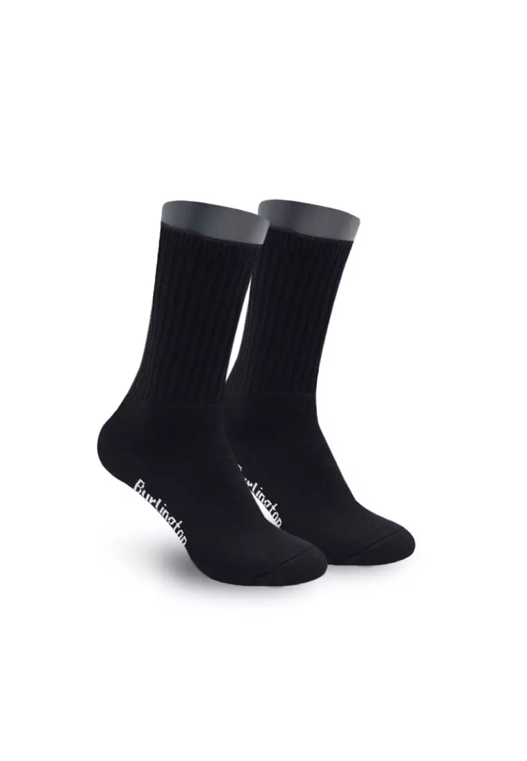 Burlington Ladies' Cotton Thick Sports Crew Socks 3 pairs in a pack BLS-223