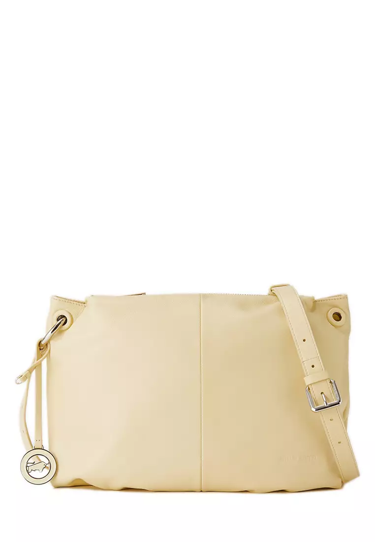 Circle | Crossbody Bag | Amber w/ Nickel Hardware