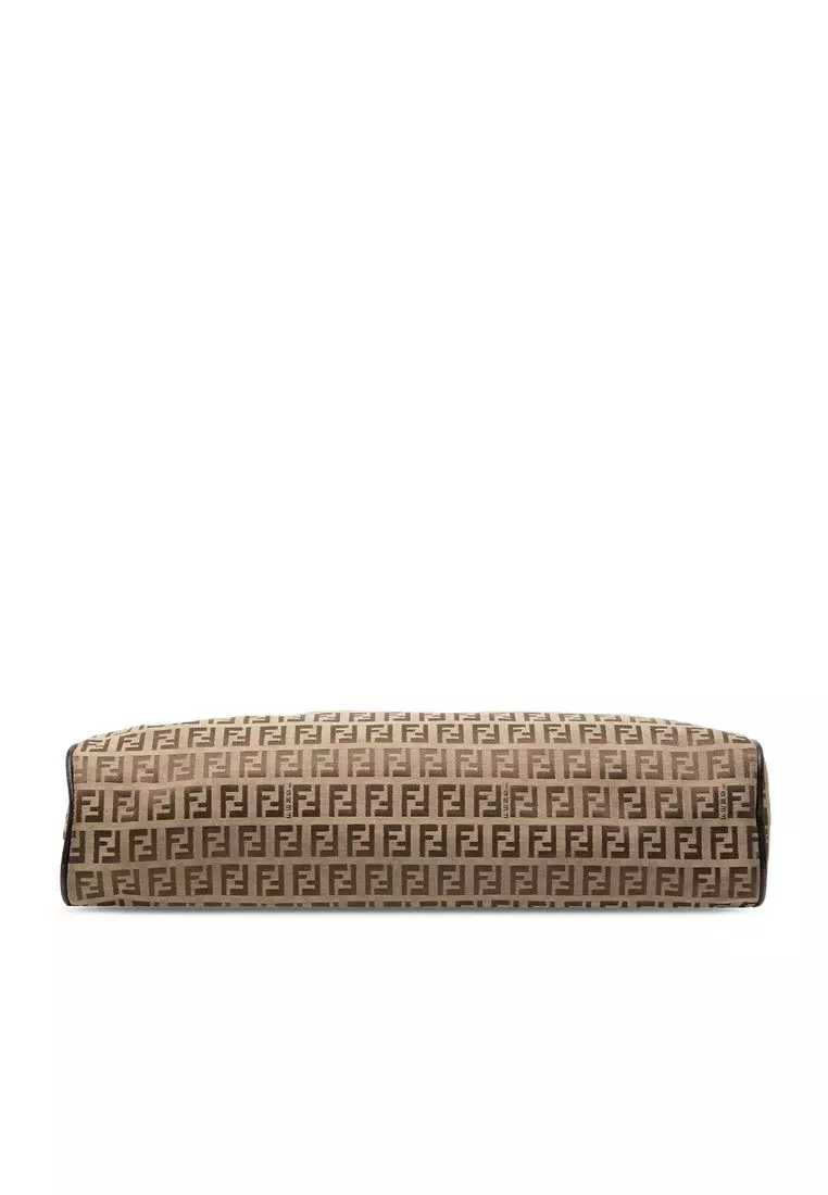 Pre-Loved Fendi Zucchino Canvas Handbag