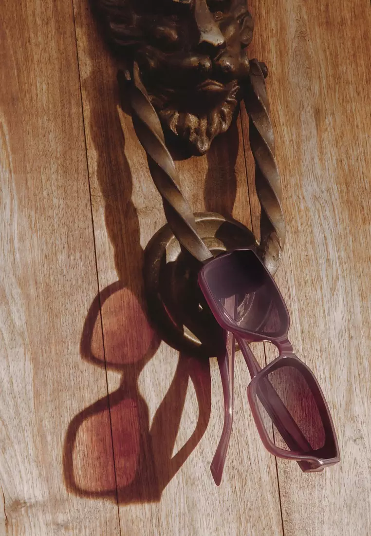 QUAY Drive In Sunglasses - Plum/Plum Pink