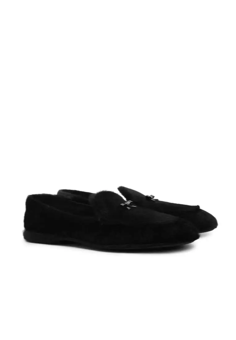 Fur loafers hot sale