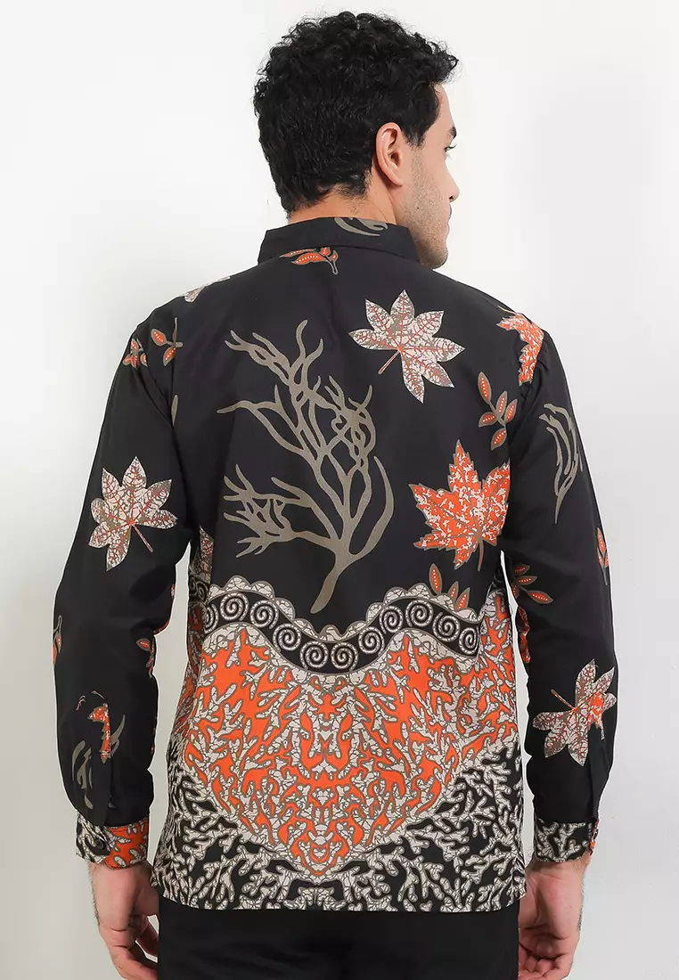 Ranting Kemeja Batik Exclusive Premium Pria Casual Modern Lengan Panjang