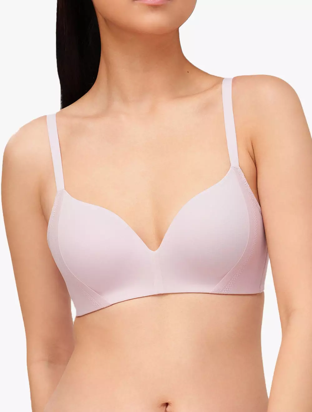 Invisible Inside-Out Delicate Non Wired Padded Bra in Ashes Of