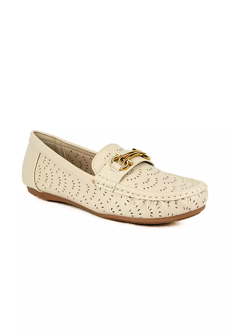 Discount on Mario D' boro Runway  shoes - SKU: Women's Loafers Shoes LX 25674 Bone C49