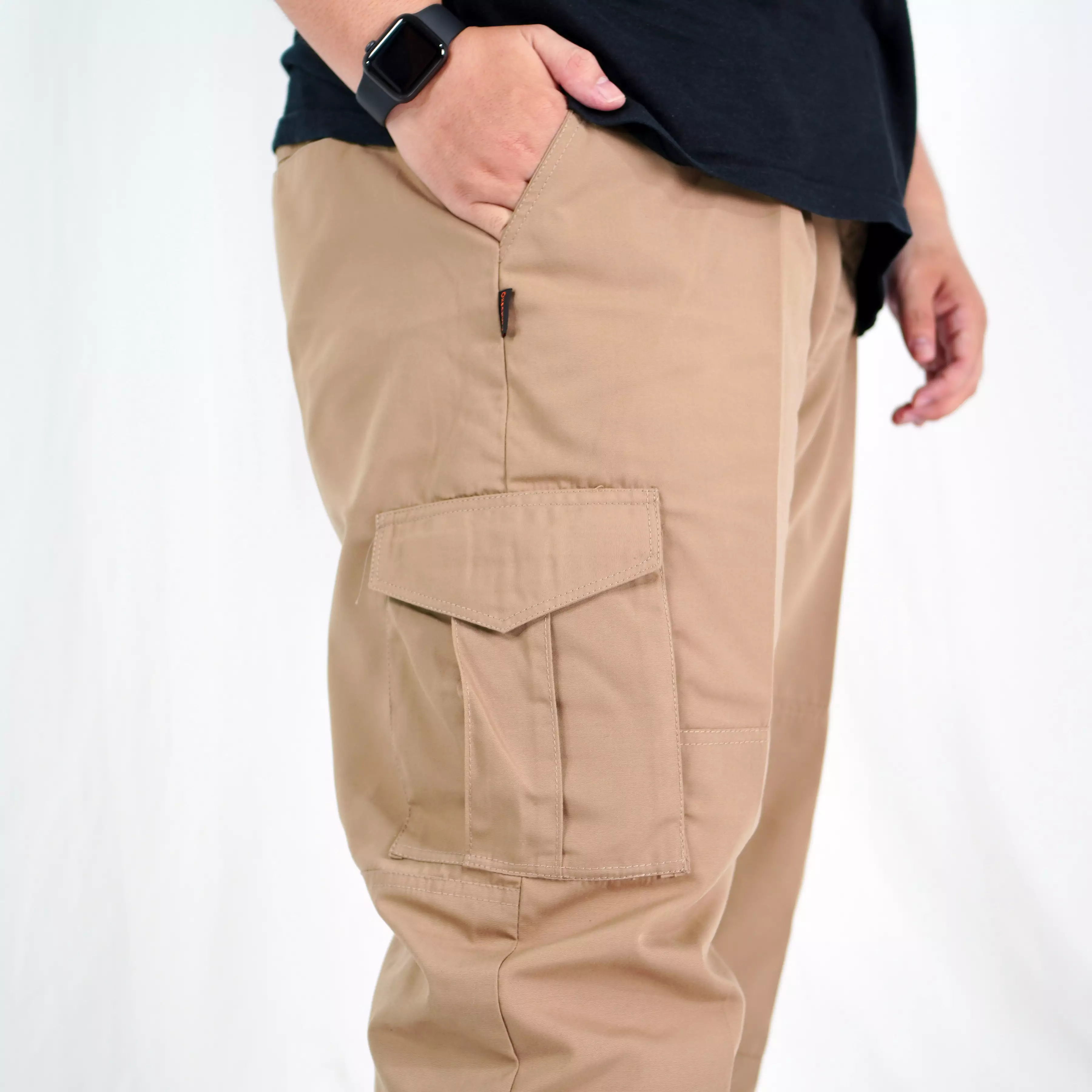  DENNY BIG Celana Cargo Earth Tone BIG SIZE Cargo Pants OVERSIZE - KREM