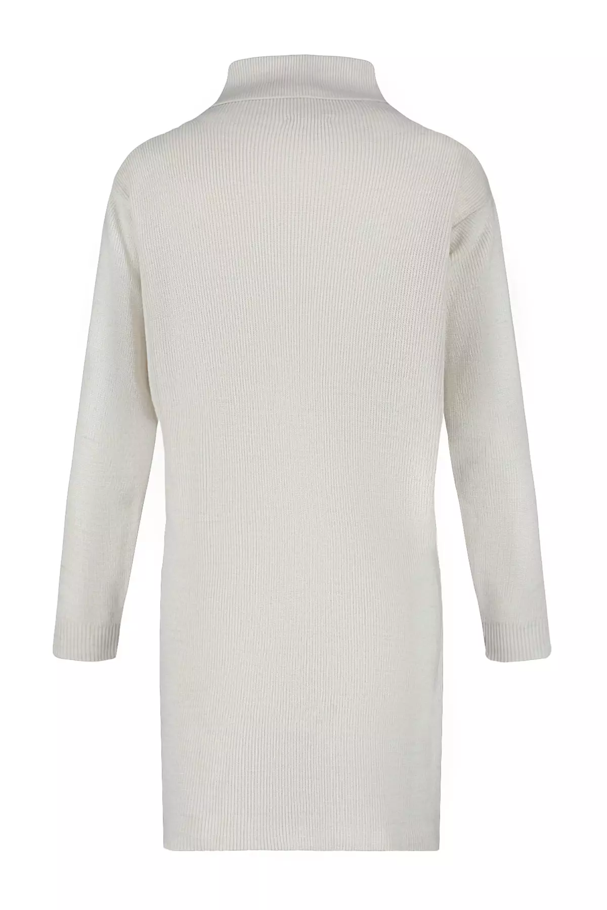 Mini Knitwear Turtleneck Dress