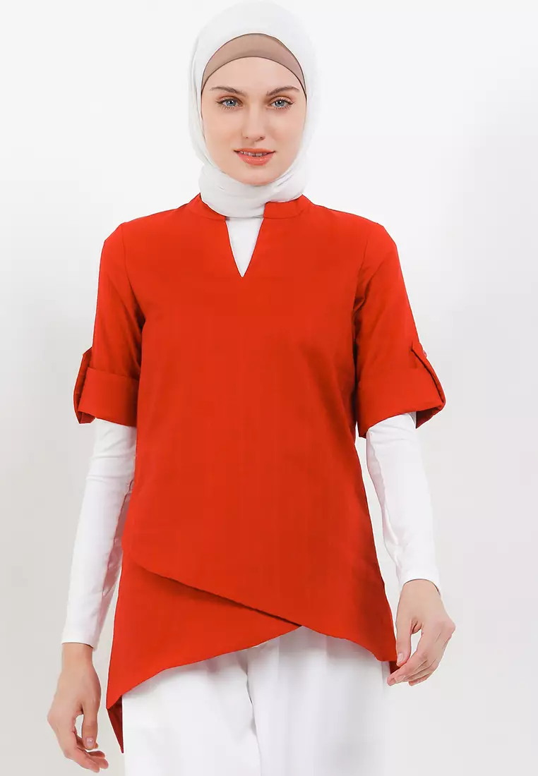 Kavia Tunic In Red
