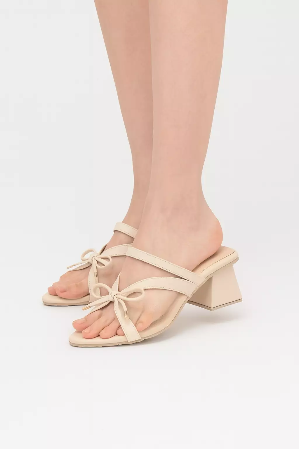 Adorable Projects - Trela Heels Cream - Sepatu Wanita