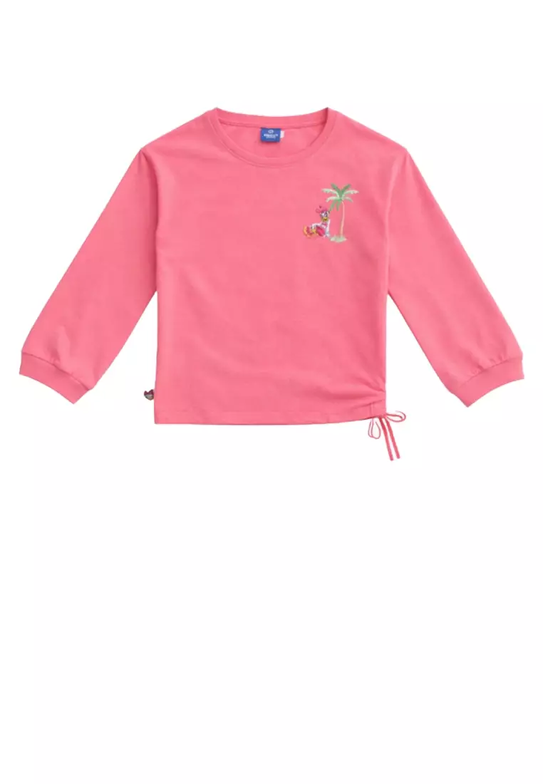 Kaos Lengan Panjang Anak Perempuan/ Long Sleeves T-Shirt Slub Girl With/ Daisy Duck