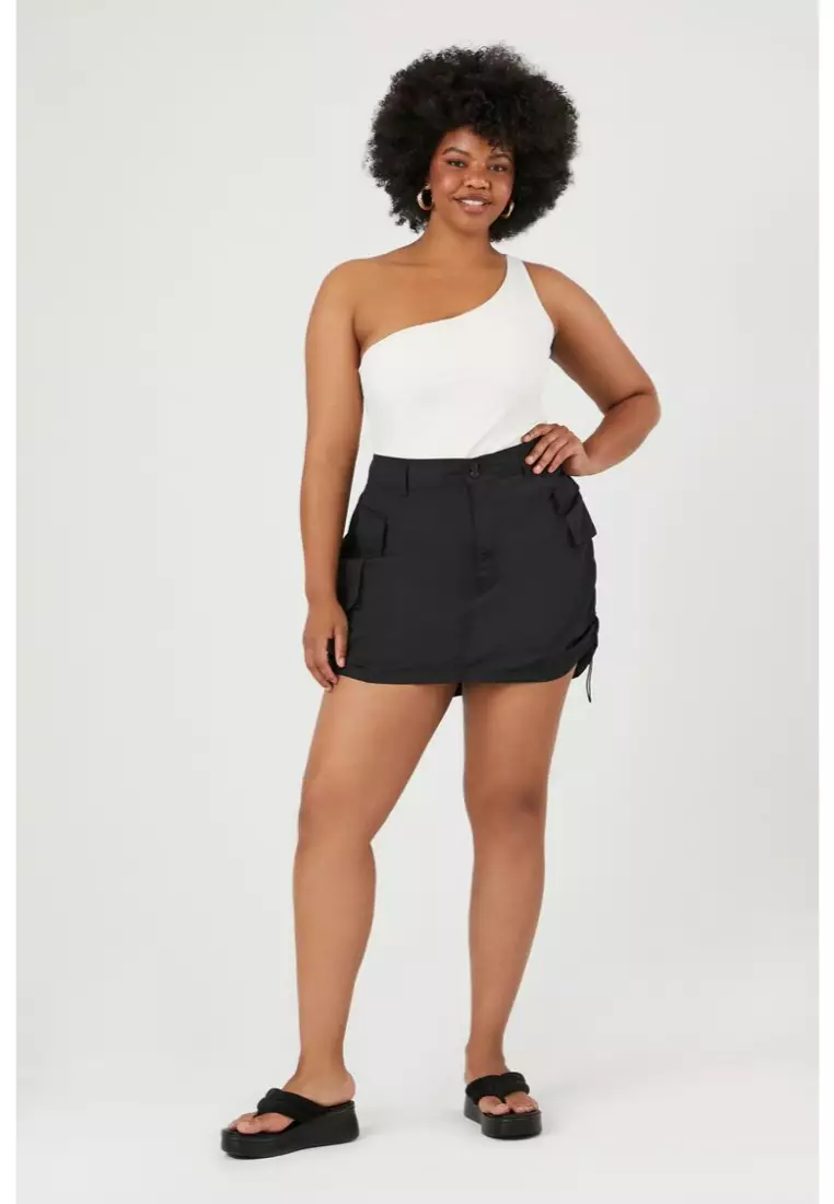 Buy FOREVER 21 Plus Size Drawstring Cargo Mini Skirt 2024 Online
