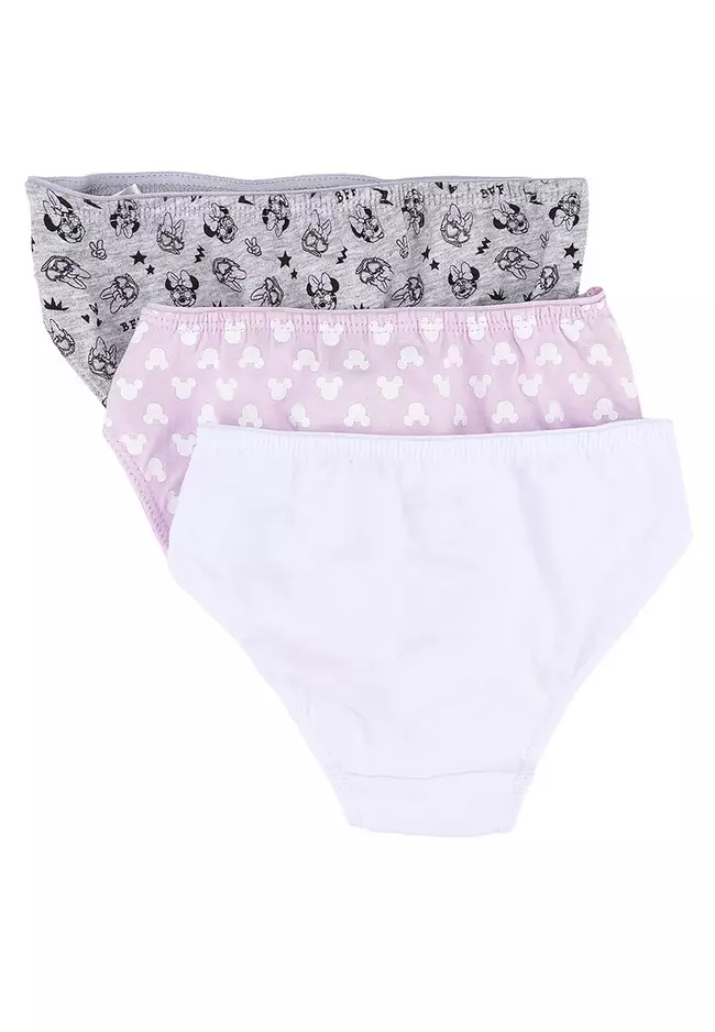 Girls Cotton Blend Assorted Printed Underwear Size 8 - at