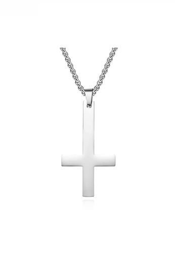 cross of st peter necklace