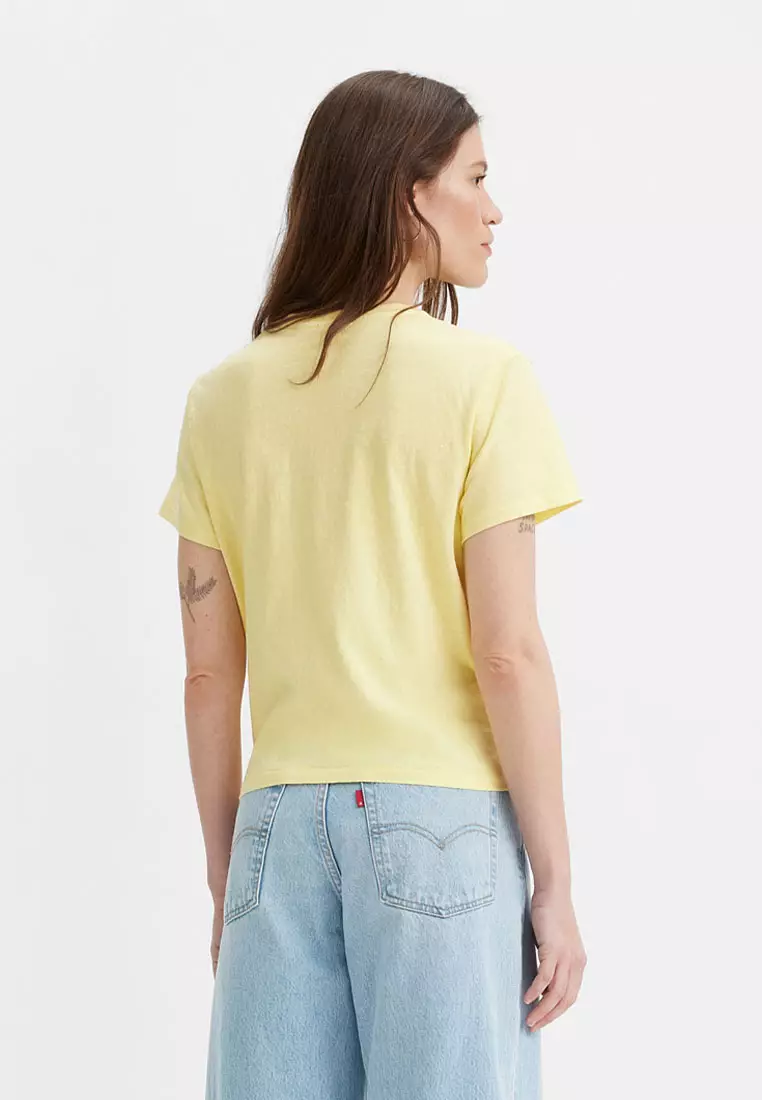 Levis yellow sales t shirt women's