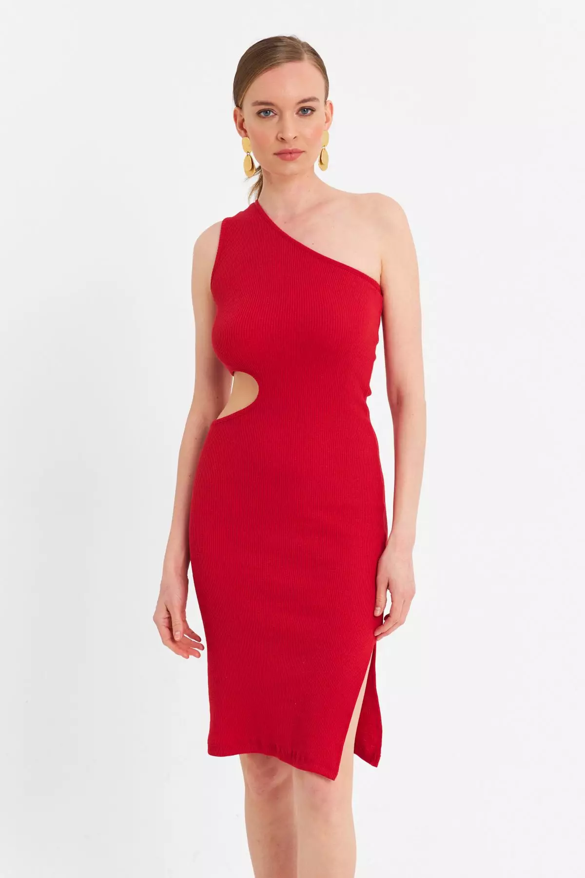 Asymmetrical Mini Dress