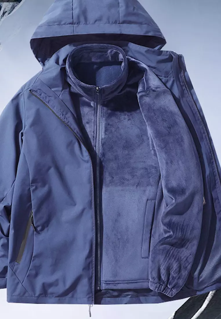 Outdoor hooded jacket top