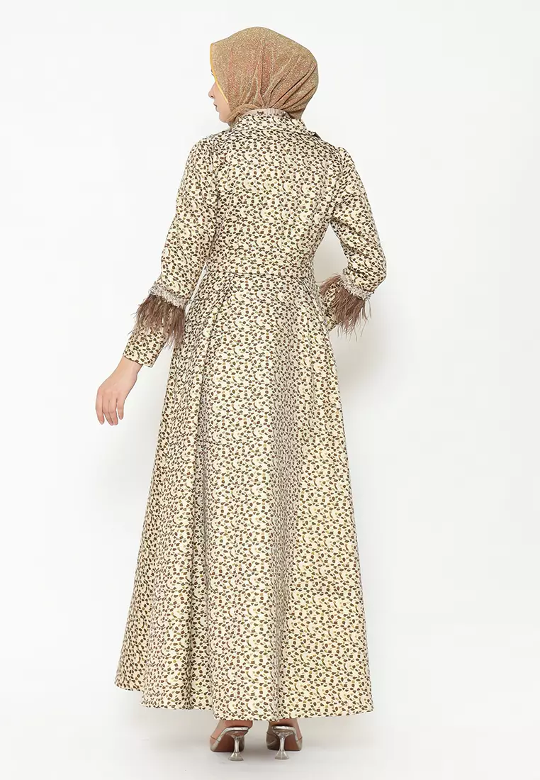 Bibiq Gamis Satin Jacquard