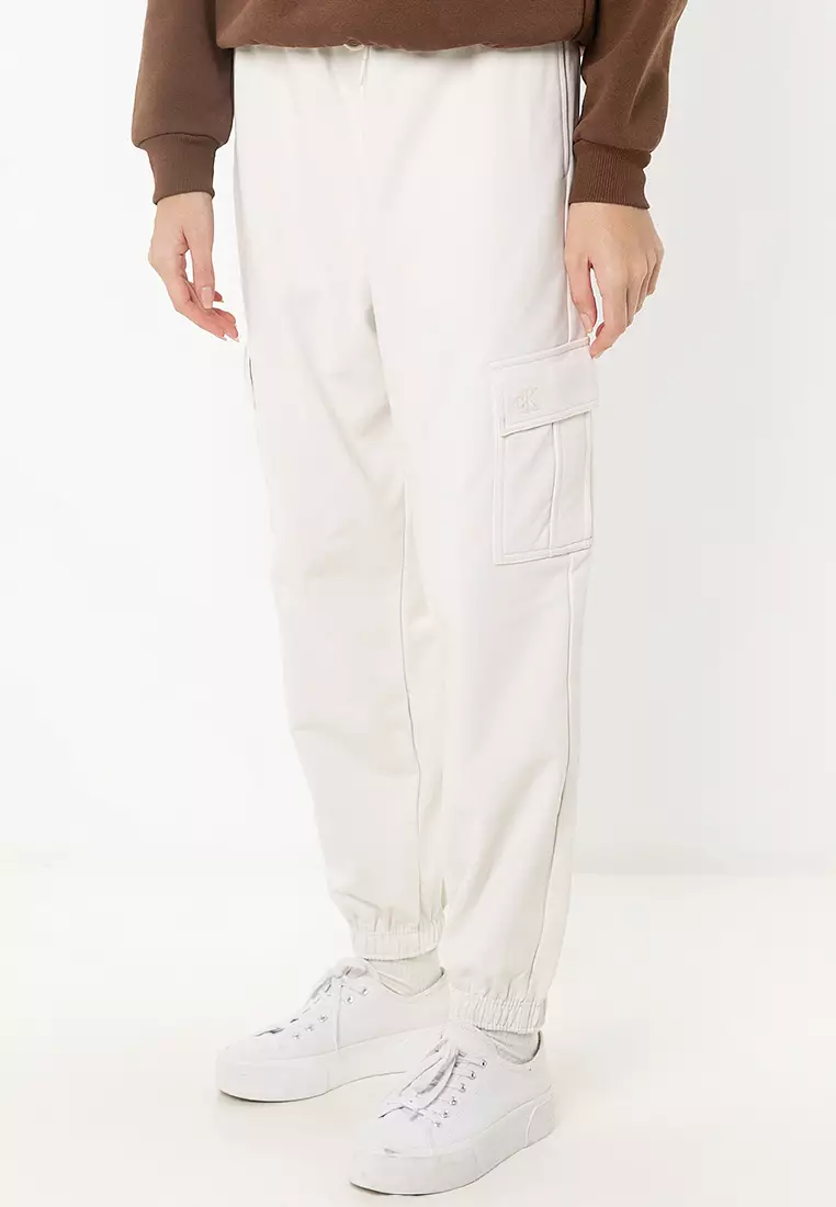 Calvin Klein Archive Logo French Terry Cargo Joggers
