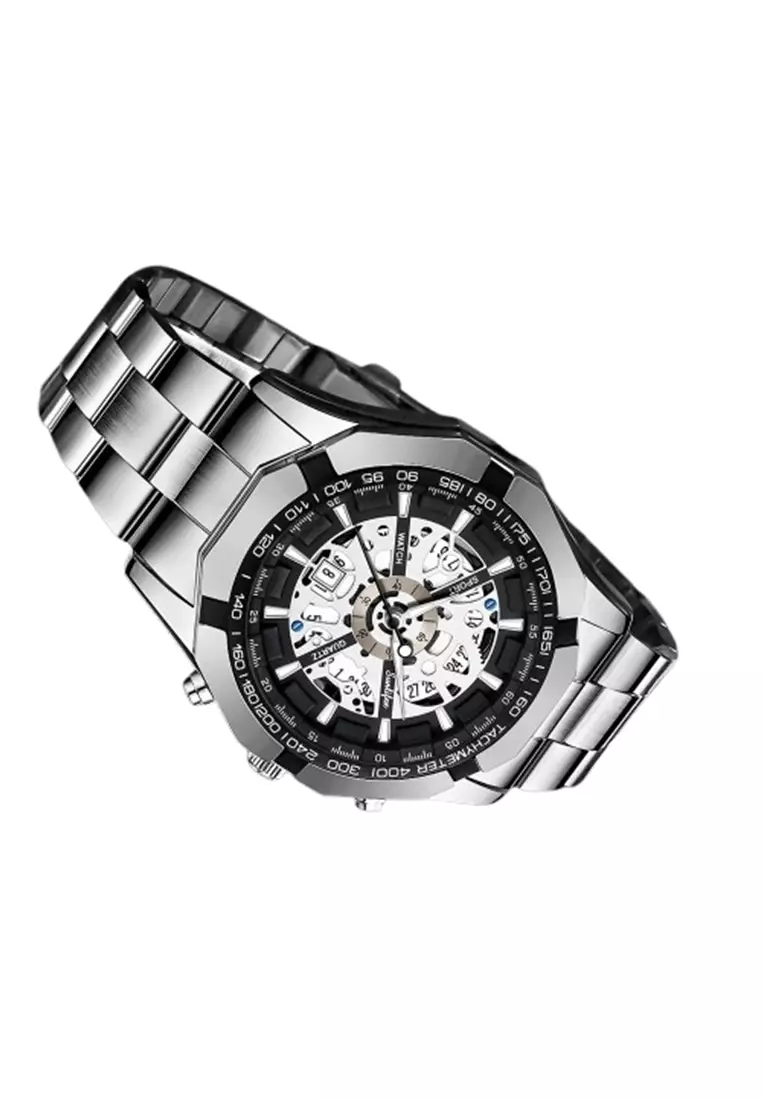 Jam Tangan Pria Analog Watch Quartz Waterproof - B-45 Original