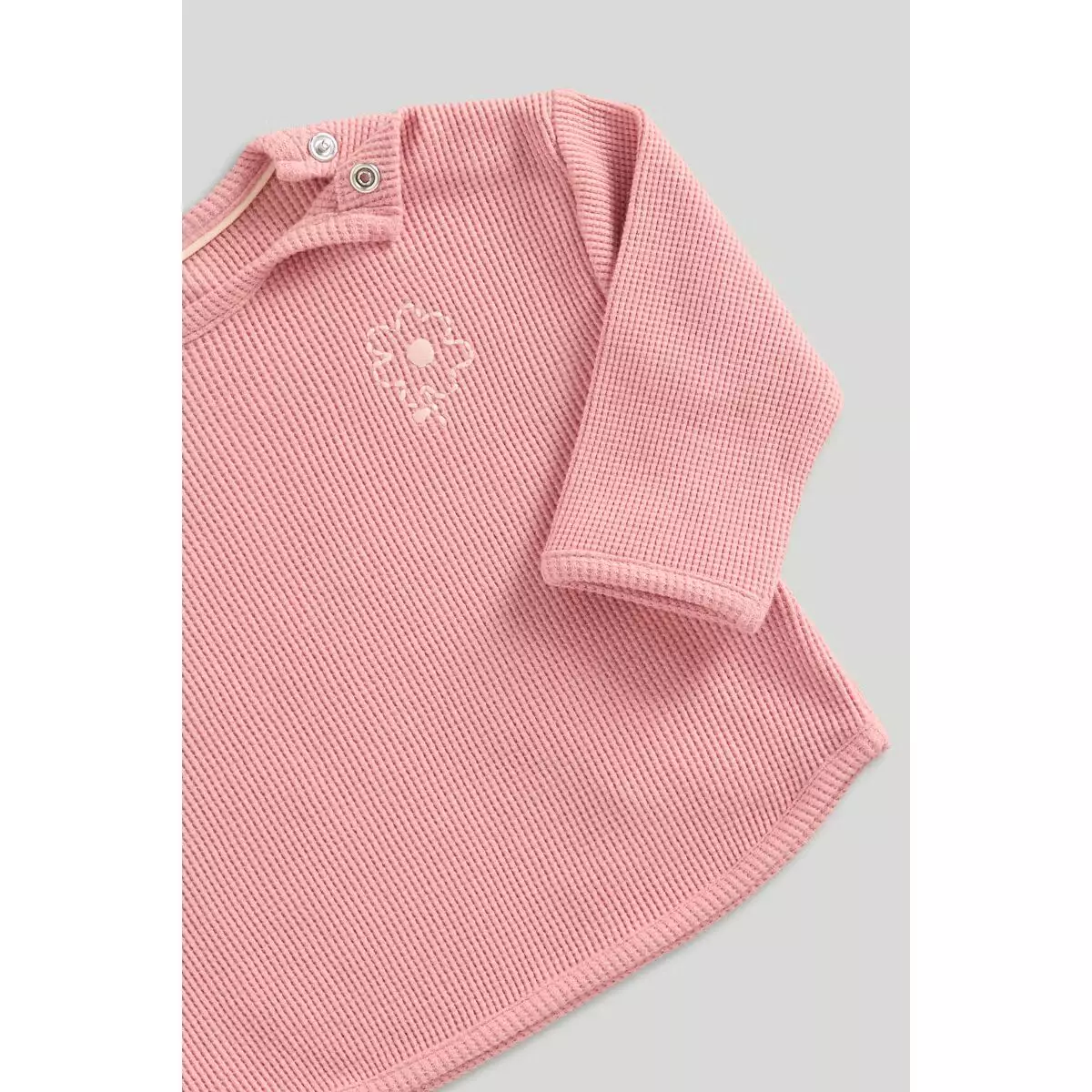 Mothercare Waffle Top and Shorts Set - Set Baju Bayi Perempuan (Pink)