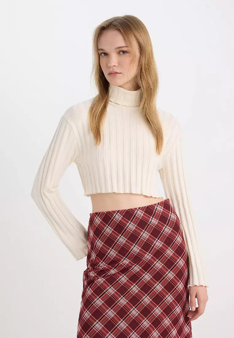 Turtleneck Crop Top