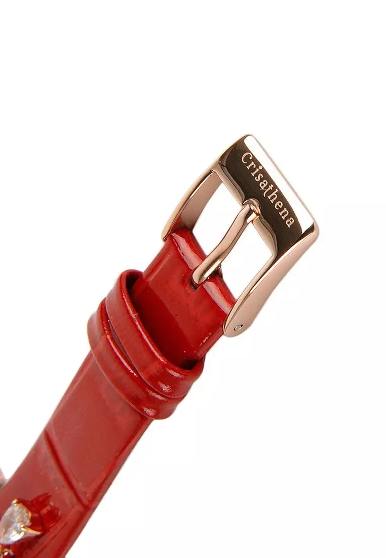 【Hot Style】Crisathena Chandelier Fashion Watch in Red for Women
