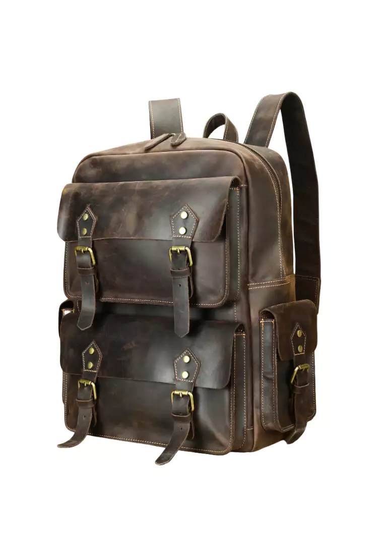 Buy Lara Genuine Leather Backpack, Men's Inch Computer Bag