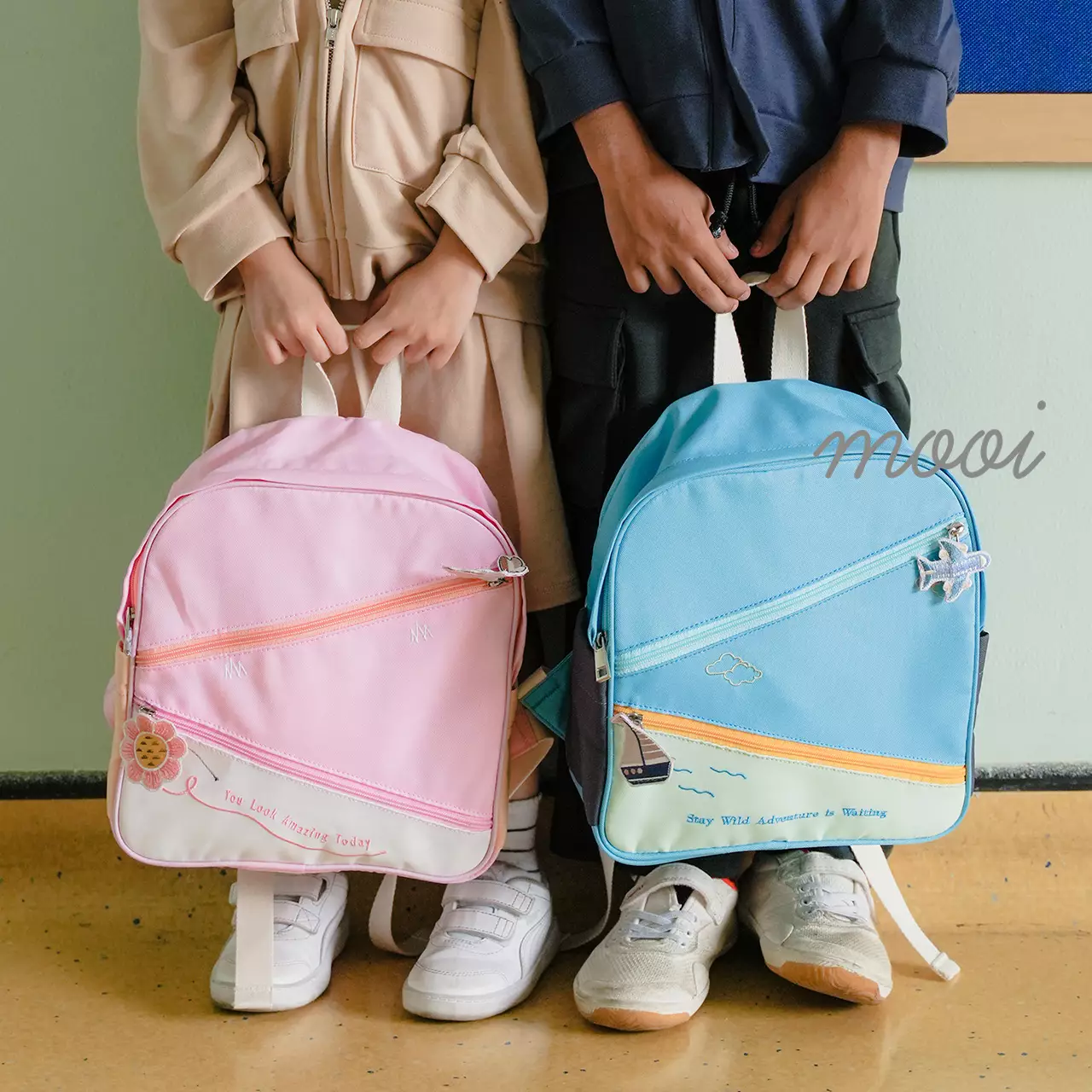 Mooi Tas Ransel Anak Ziggy Backpack - Pink Bunny